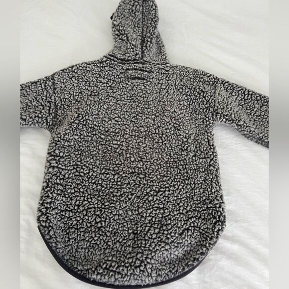 Abercrombie Kids Sherpa Pullover Hoodie gray size 11/12 kids - Picture 3 of 4